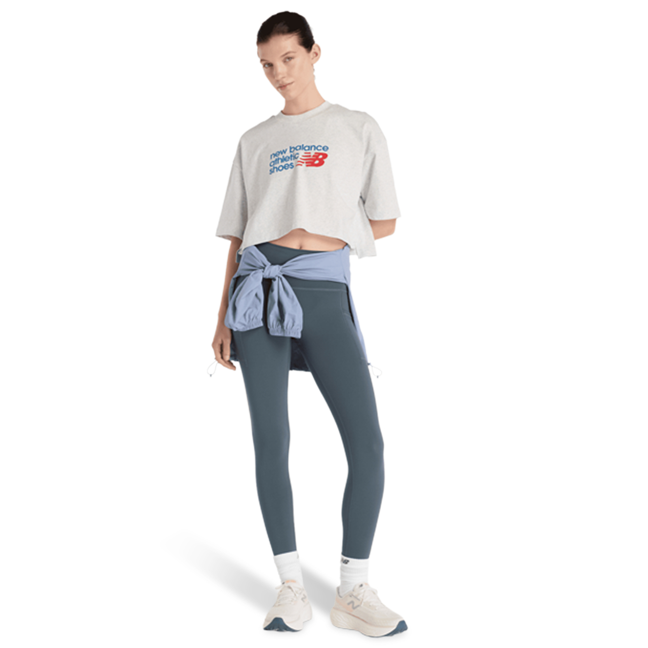 New Balance Athletics Premium Logo Cropped Tee Bild 2 von 5. Antippen, um die Fotogalerie zu öffnen.
