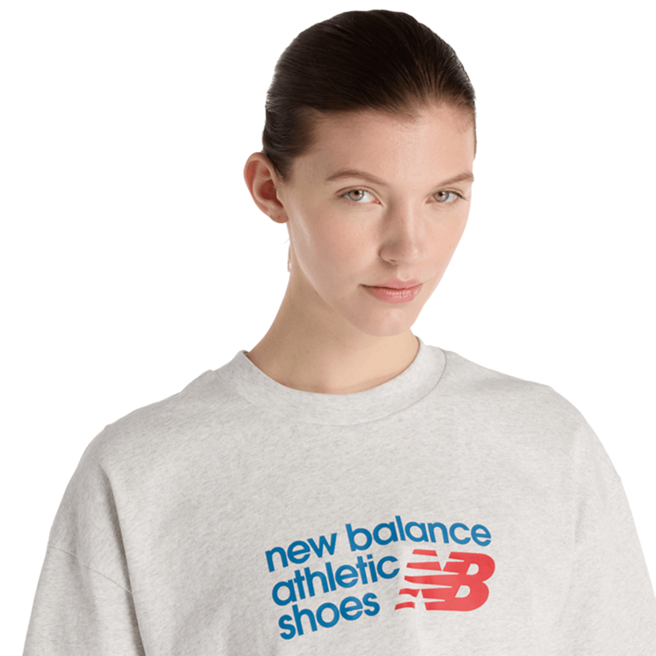 New Balance Athletics Premium Logo Cropped Tee Bild 5 von 5. Antippen, um die Fotogalerie zu öffnen.