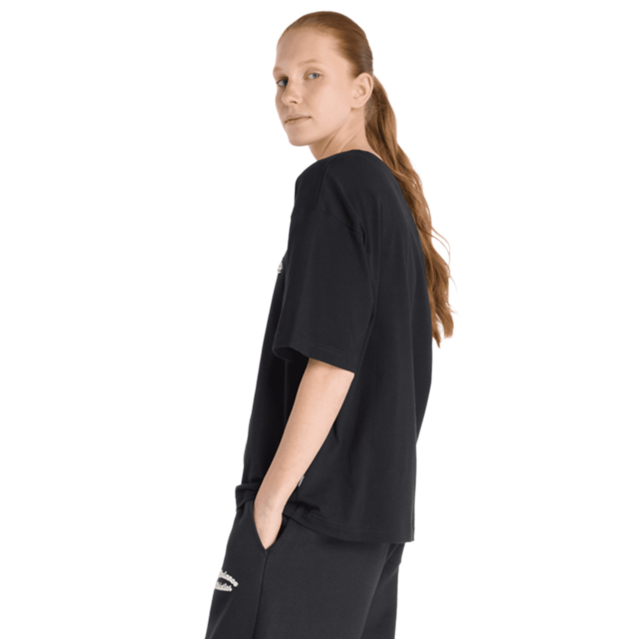New Balance Linear Heritage Oversized T-shirt Image 3 sur 4. Appuyez pour ouvrir la galerie de photos.