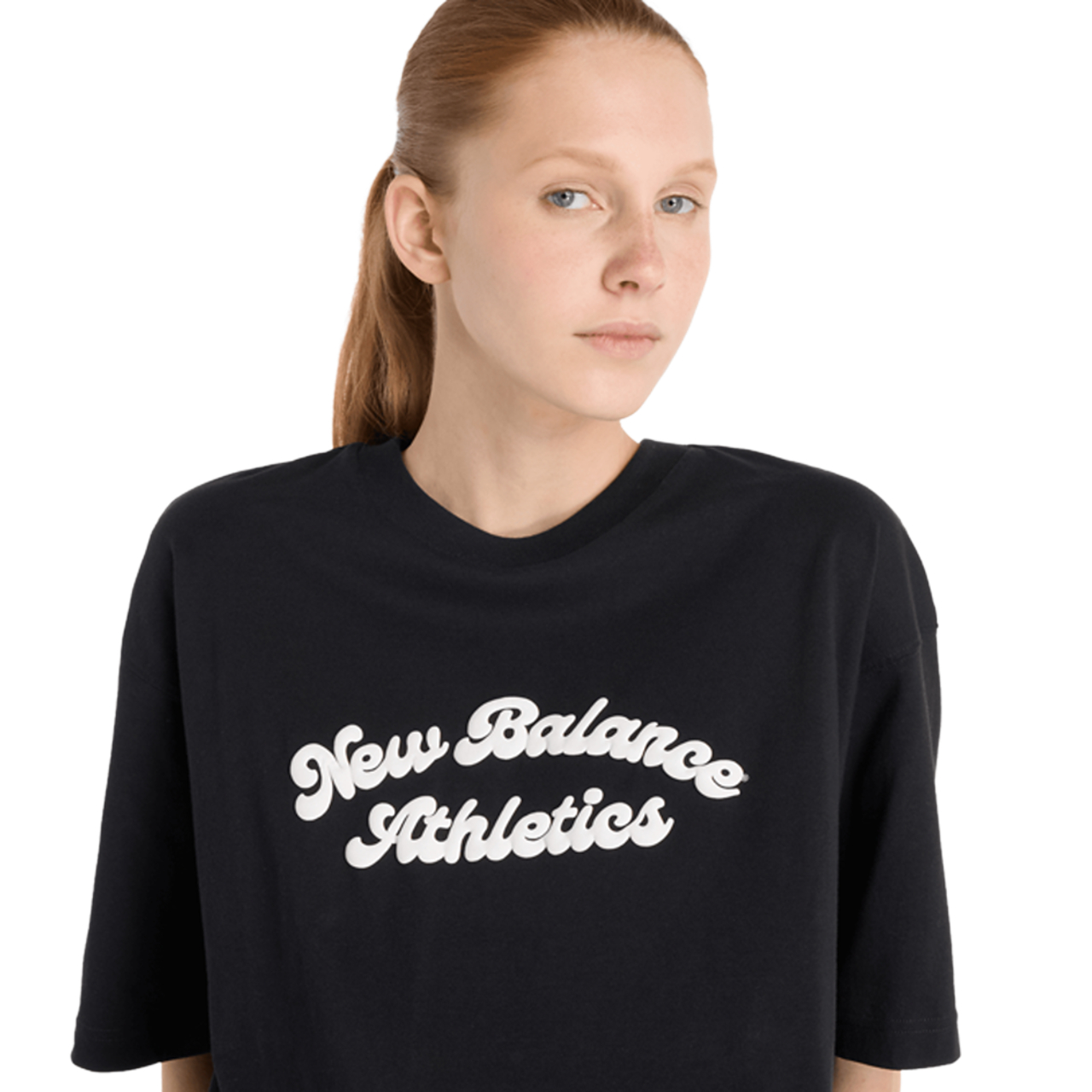 New Balance Linear Heritage Oversized T-shirt Image 4 sur 4. Appuyez pour ouvrir la galerie de photos.