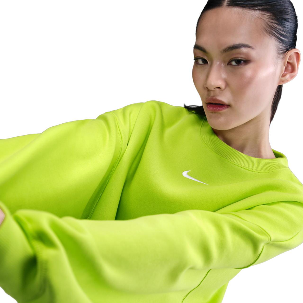 Nike Sportswear Phoenix Fleece Sweatshirt Image 3 of 5. Tap to open photo gallery.