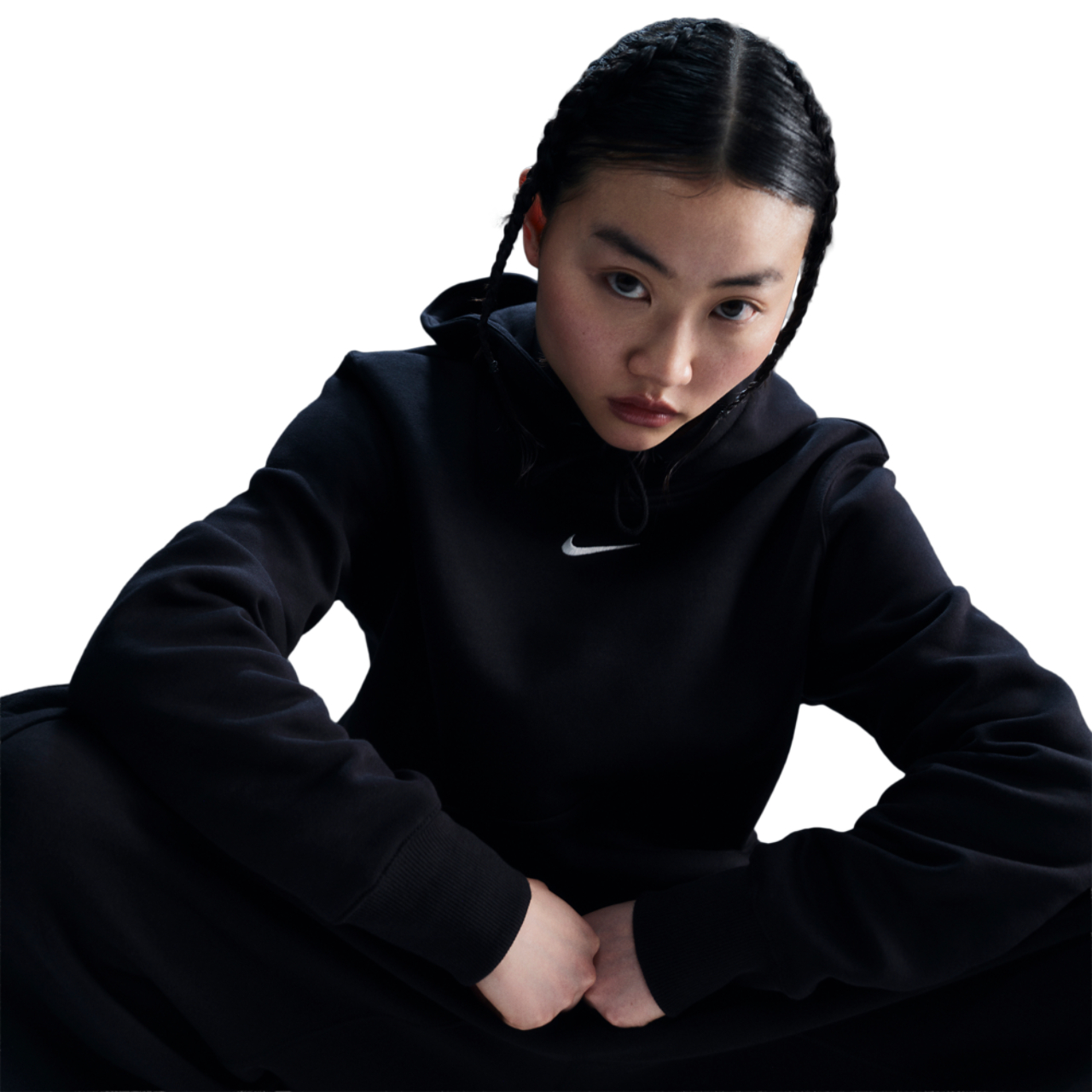 Nike Sportswear Phoenix Fleece Pullover Hoodie Image 1 of 5. Tap to open photo gallery.