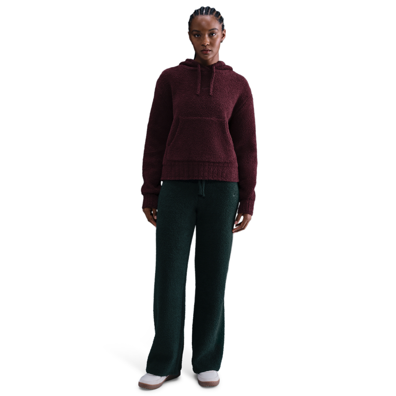 Nike Sportswear Phoenix Cosy Slim Knit Trousers Image 4 of 5. Tap to open photo gallery.