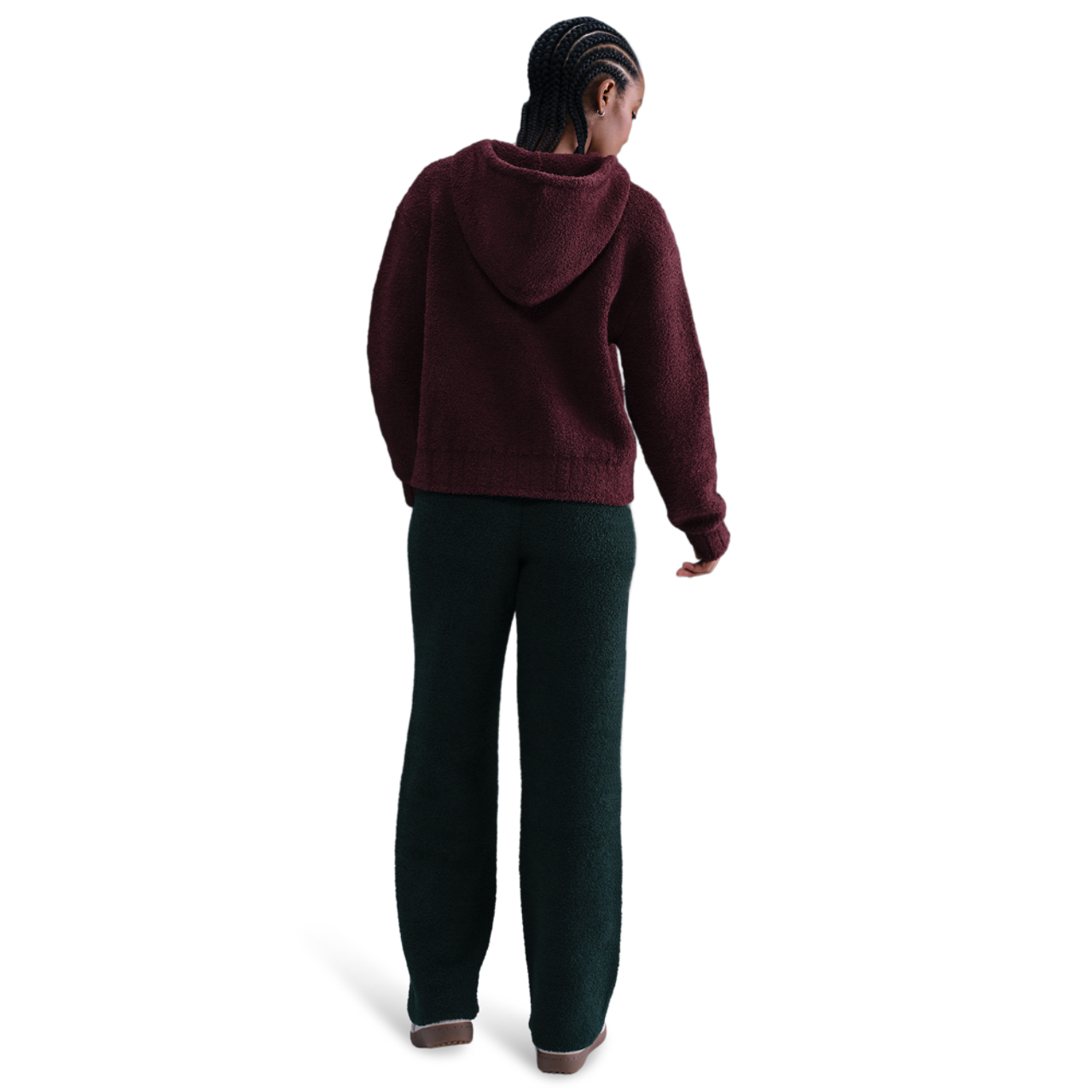 Nike Sportswear Phoenix Cosy Slim Knit Trousers Image 5 of 5. Tap to open photo gallery.