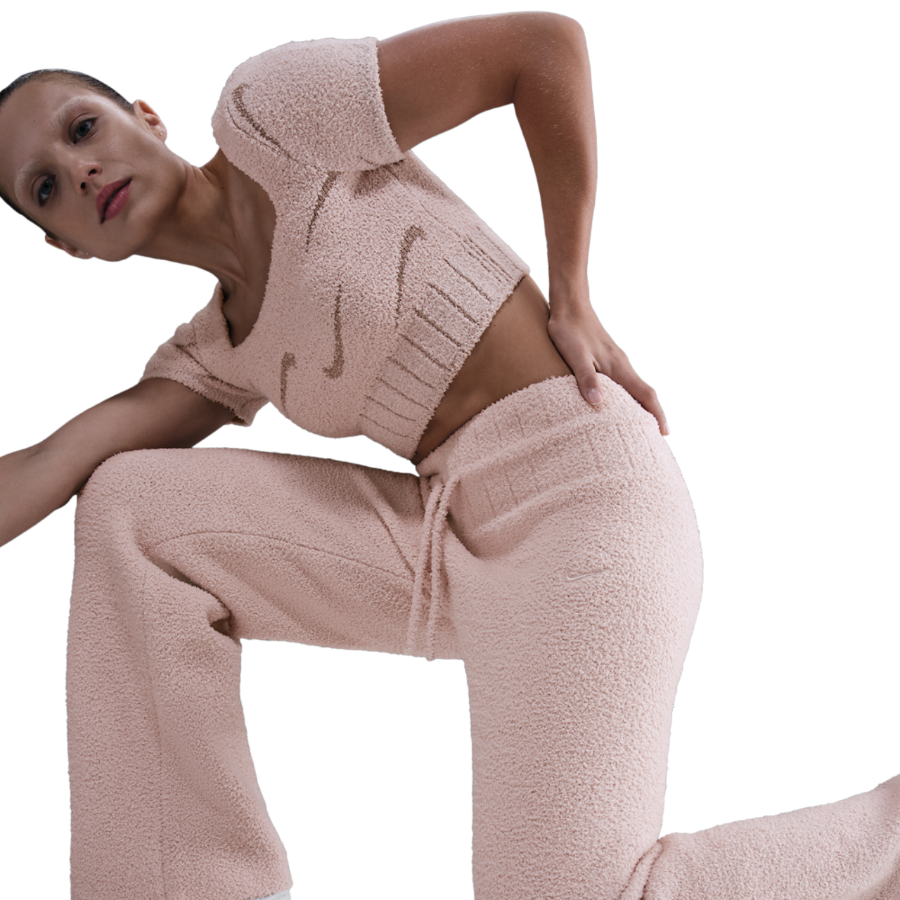 Nike Sportswear Phoenix Cosy Slim Knit Trousers Afbeelding 3 van 5. Tik om de fotogalerij te openen..