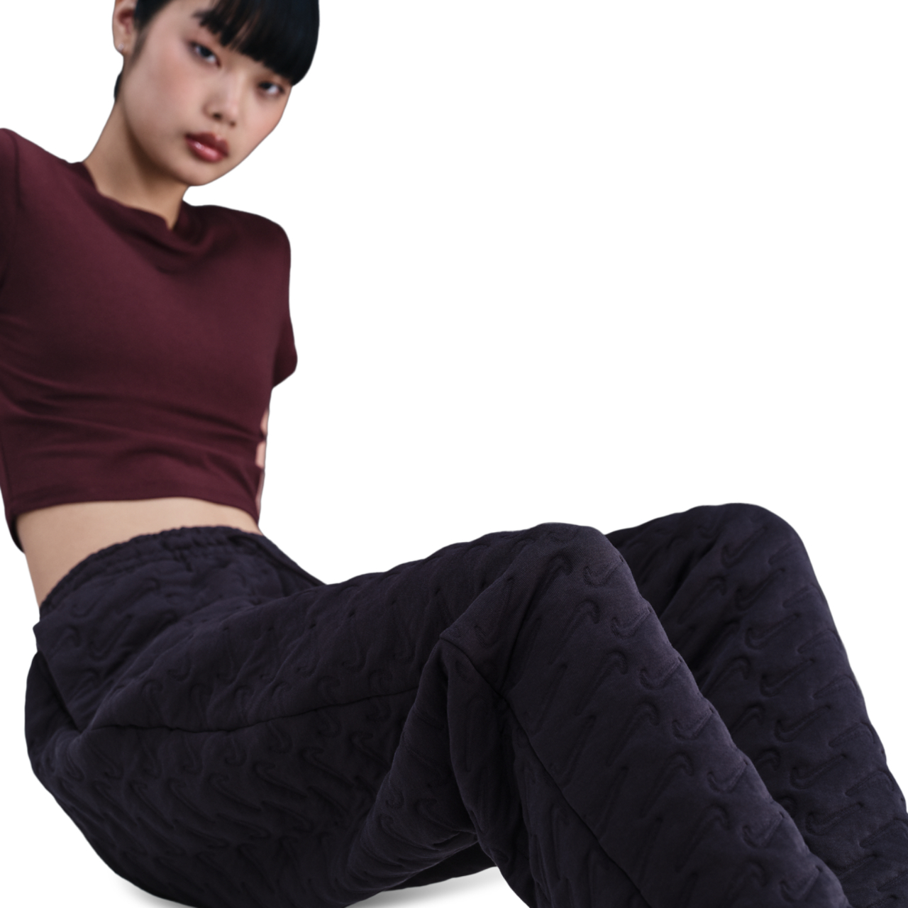 Nike Sportswear Phoenix Jacquard Trousers Image 3 sur 5. Appuyez pour ouvrir la galerie de photos.