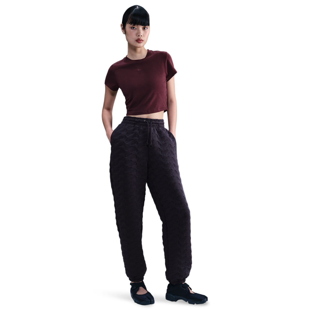 Nike Sportswear Phoenix Jacquard Trousers Image 4 sur 5. Appuyez pour ouvrir la galerie de photos.