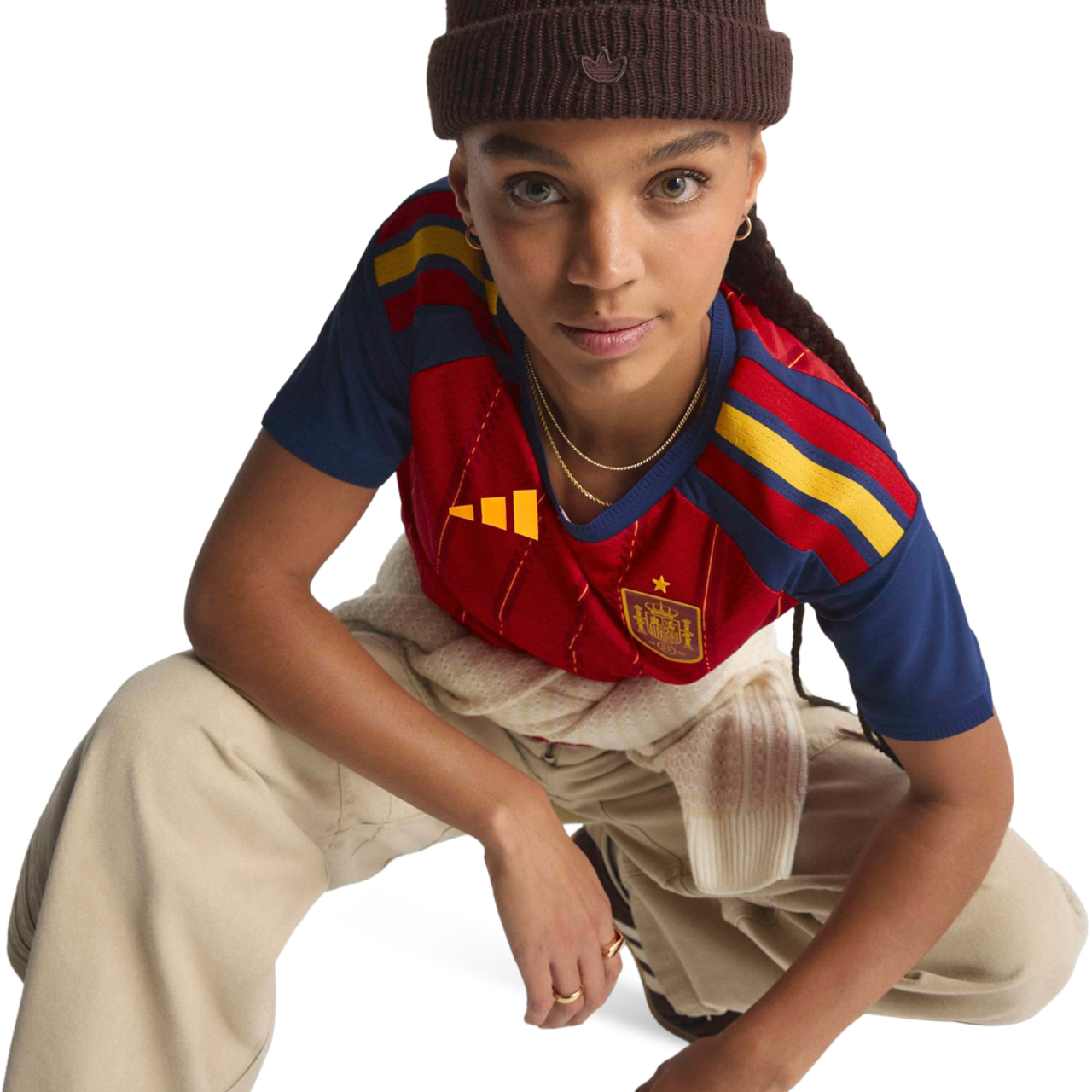 adidas Spain 26 Home Authentic Jersey Image 4 sur 6. Appuyez pour ouvrir la galerie de photos.