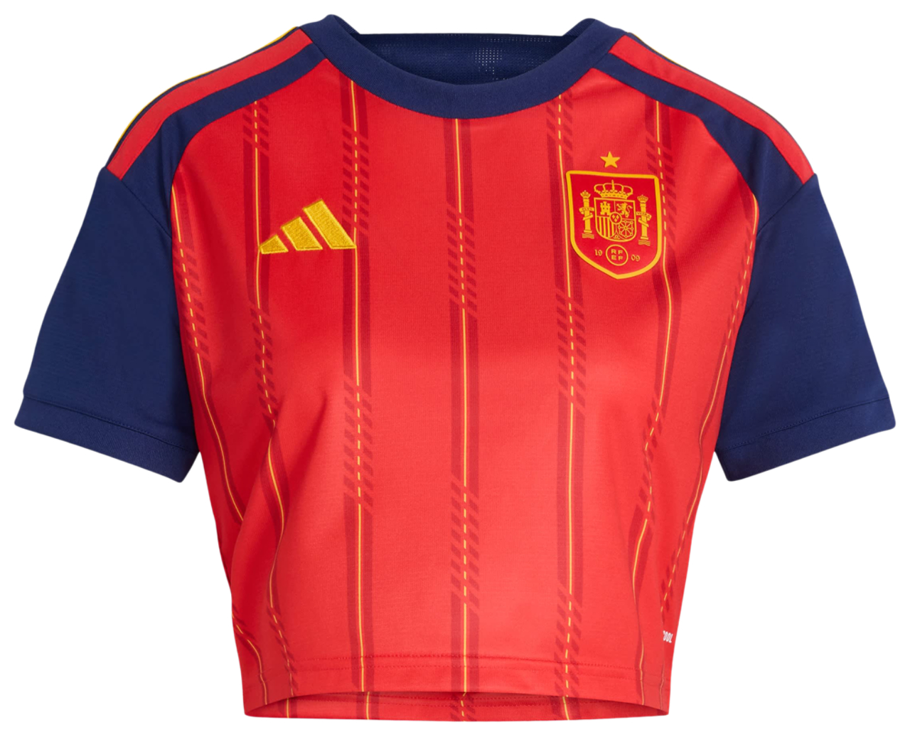 adidas Spain 26 Home Cropped Jersey Imagen 1 de 2. Toque para abrir la galería de fotos.
