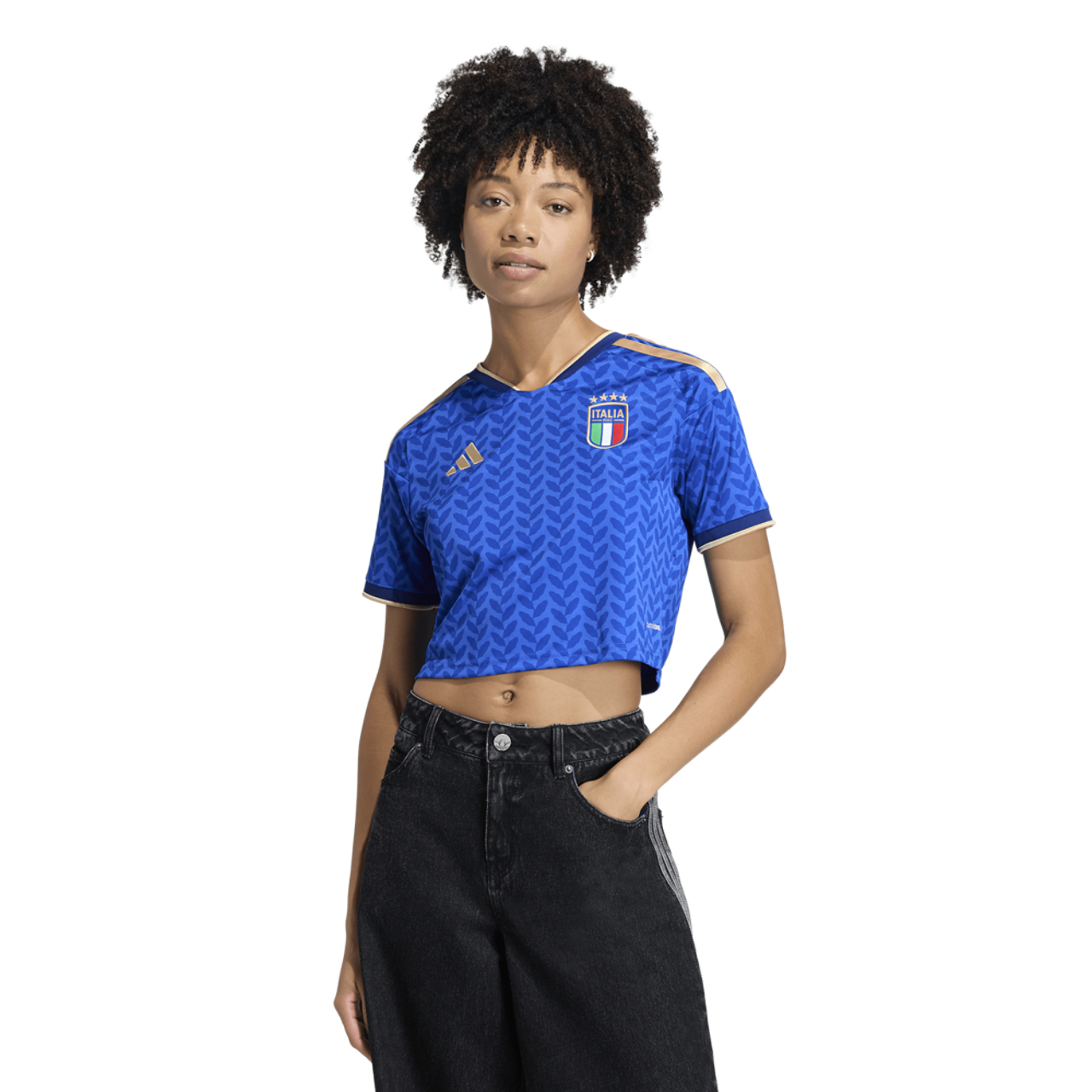 adidas Italy 26 Home Replica Cropped Jersey Image 1 sur 7. Appuyez pour ouvrir la galerie de photos.