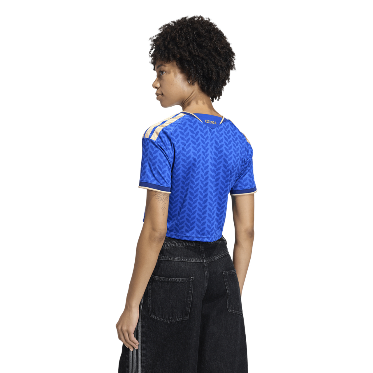adidas Italy 26 Home Replica Cropped Jersey Image 3 sur 7. Appuyez pour ouvrir la galerie de photos.