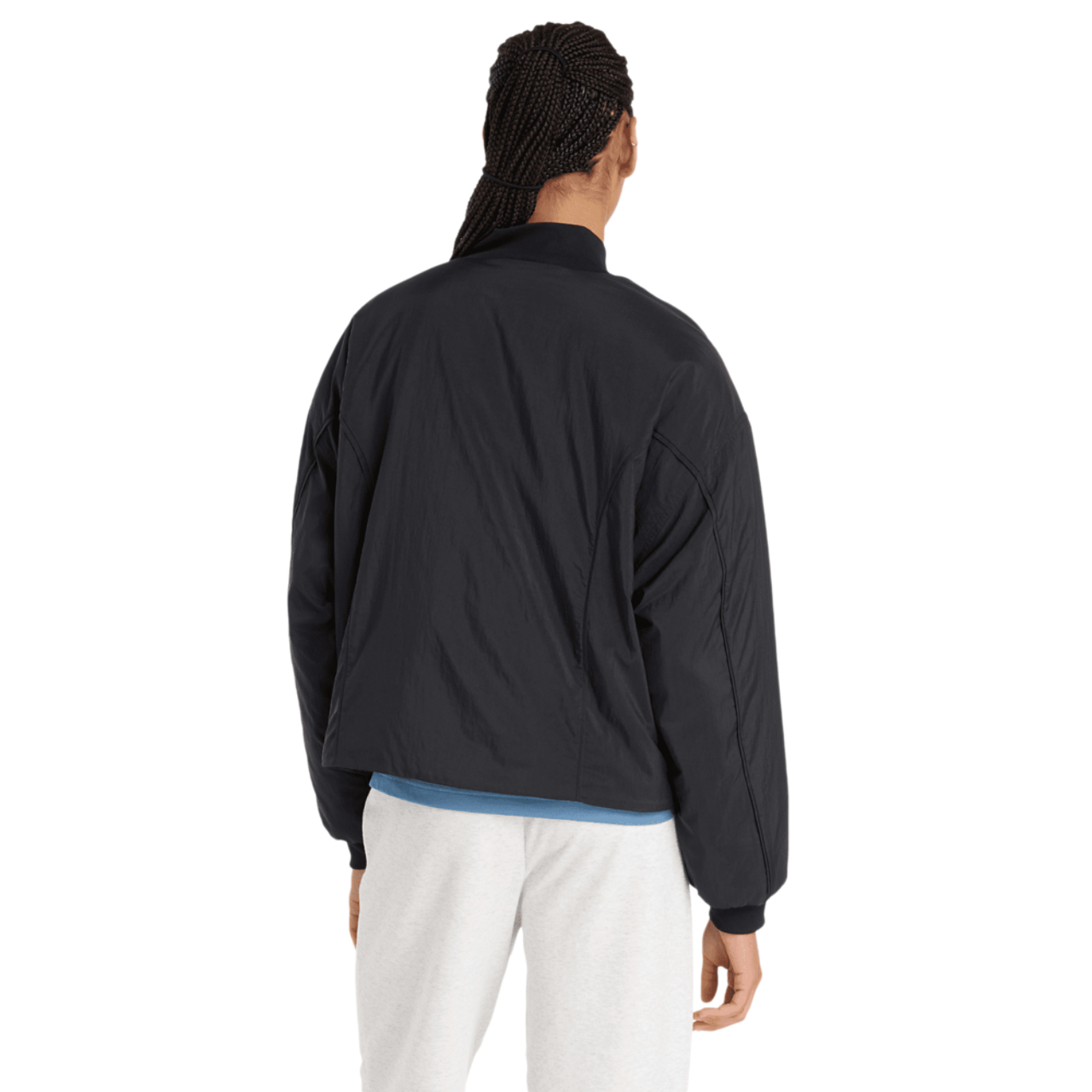 New Balance Linear Heritage Woven Bomber Jacket Afbeelding 2 van 4. Tik om de fotogalerij te openen..