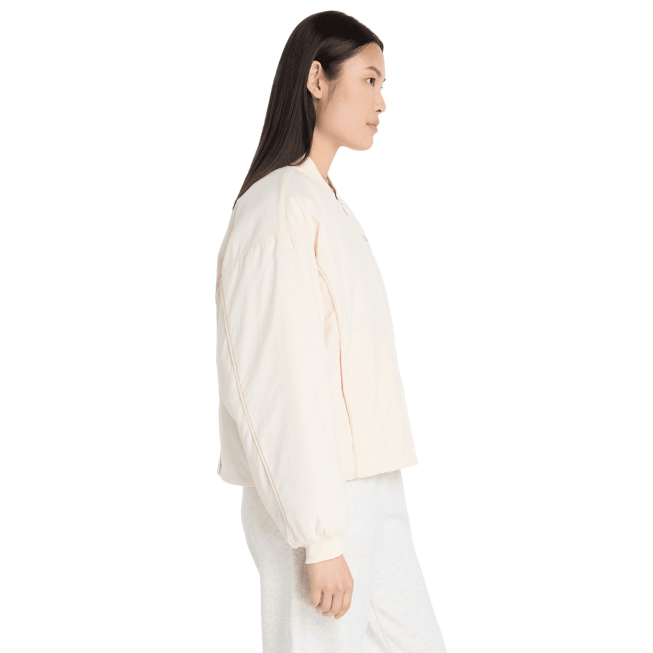 New Balance Linear Heritage Woven Bomber Jacket Afbeelding 3 van 4. Tik om de fotogalerij te openen..