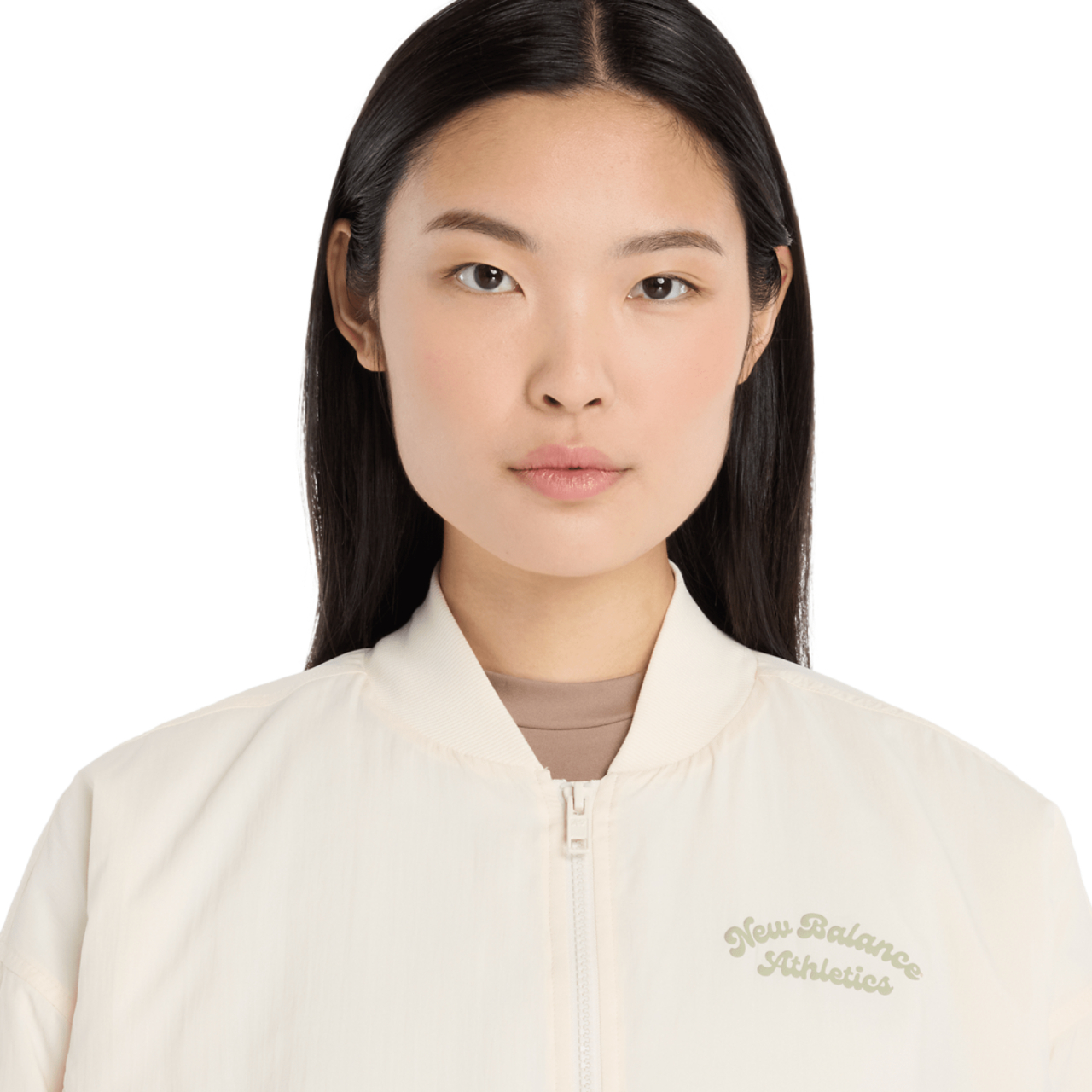 New Balance Linear Heritage Woven Bomber Jacket Afbeelding 4 van 4. Tik om de fotogalerij te openen..