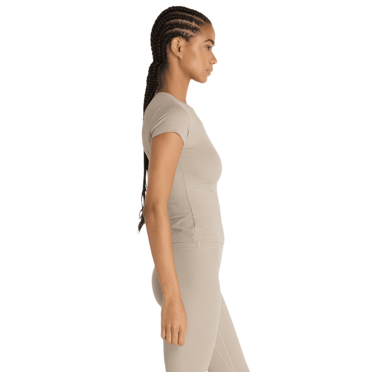 New Balance Ribbed Fitted T-shirt Immagine 3 di 4. Tocca per aprire la galleria fotografica.