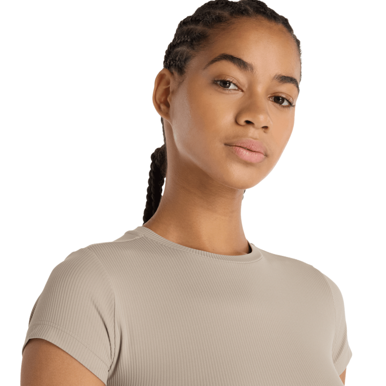 New Balance Ribbed Fitted T-shirt Immagine 4 di 4. Tocca per aprire la galleria fotografica.