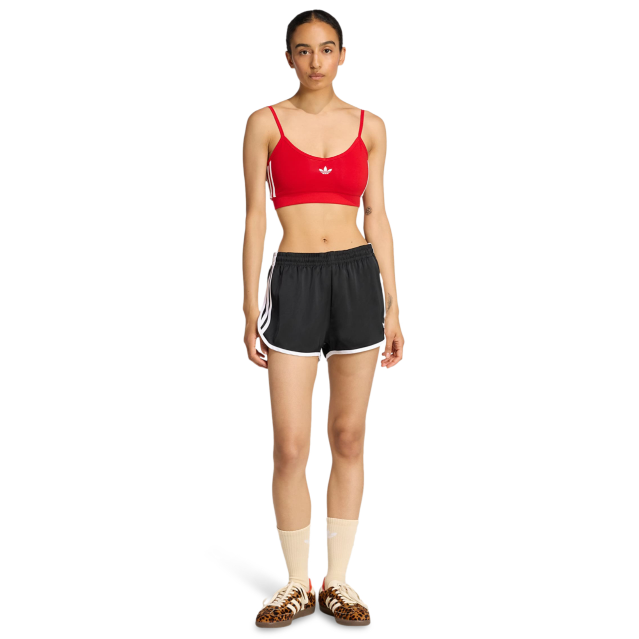 adidas 3 Stripes Sprinter Shorts Imagen 2 de 5. Toque para abrir la galería de fotos.