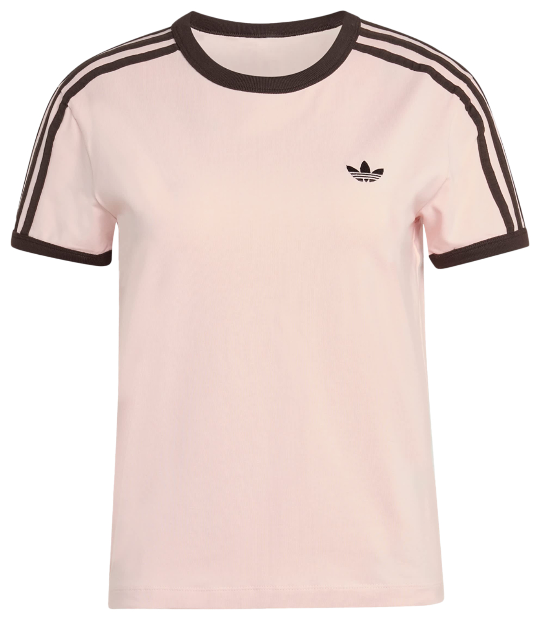 adidas 3 Stripes Slim T-shirt Image 5 of 5. Tap to open photo gallery.