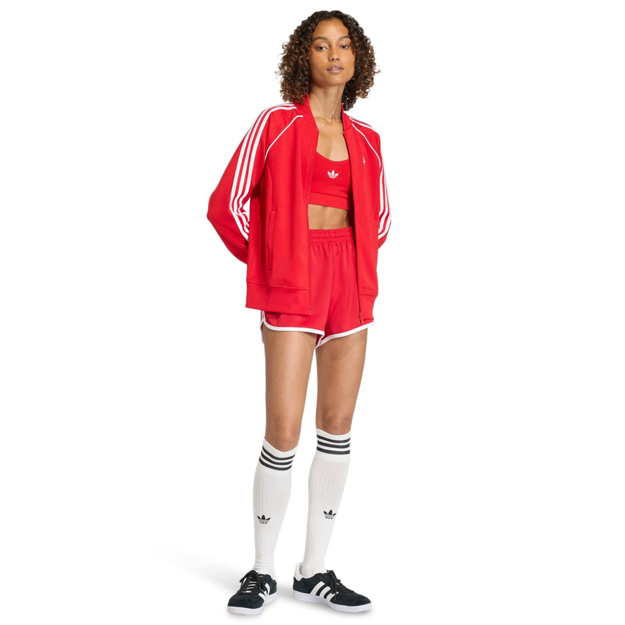 adidas 3 Stripes Sprinter Shorts Bild 2 von 5. Antippen, um die Fotogalerie zu öffnen.