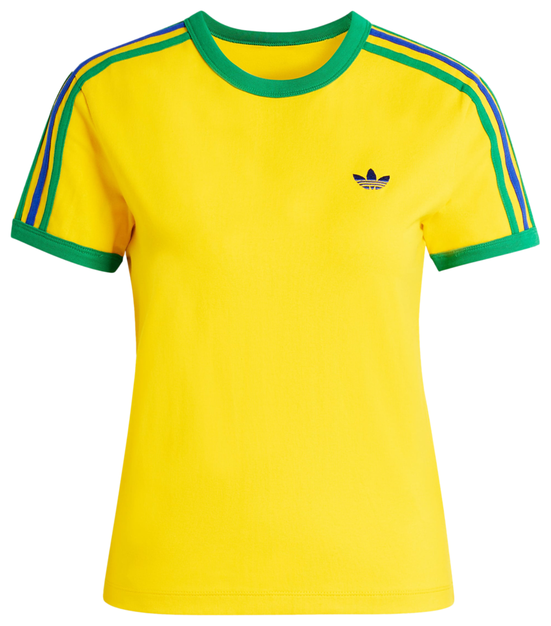 adidas 3 Stripes Slim T-shirt Image 5 of 5. Tap to open photo gallery.