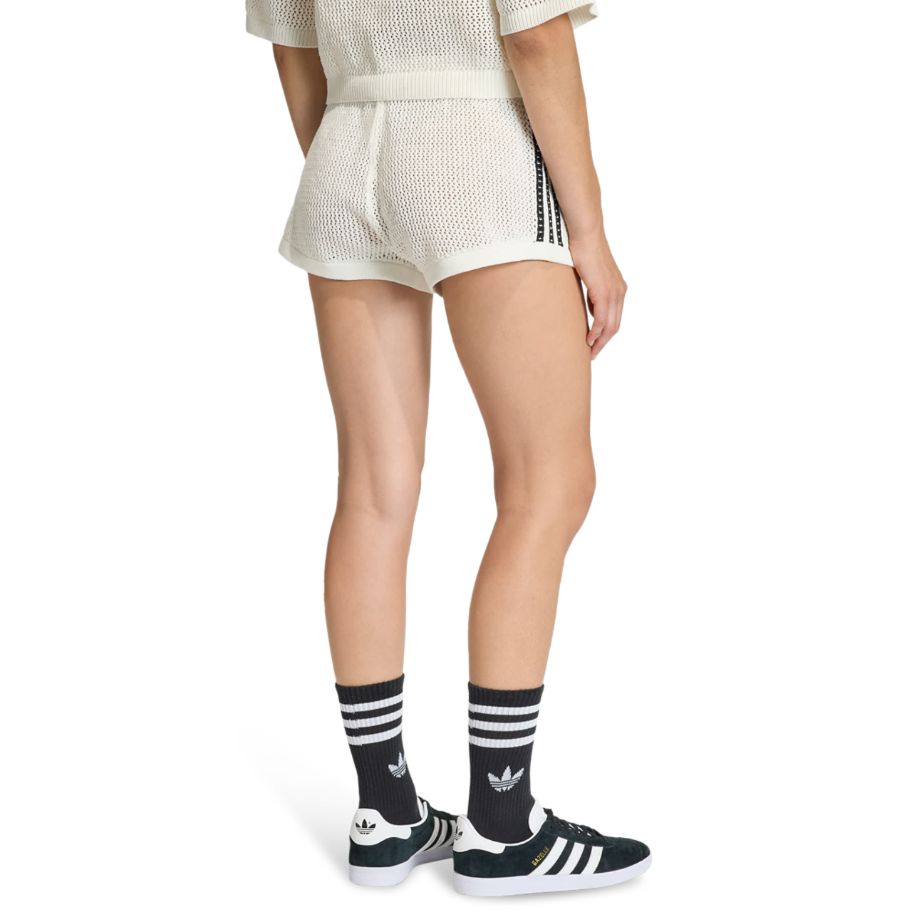 adidas Knitted Crochet Shorts Image 3 sur 5. Appuyez pour ouvrir la galerie de photos.
