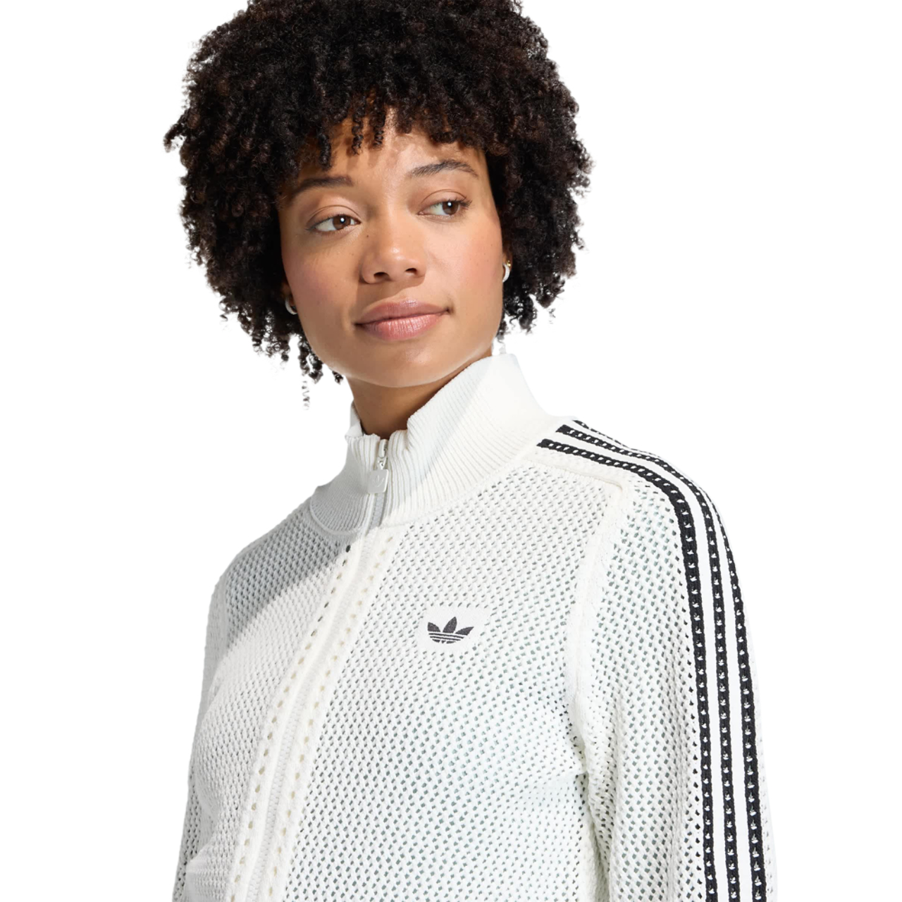 adidas Knitted Crochet Firebird Track Top Immagine 4 di 5. Tocca per aprire la galleria fotografica.