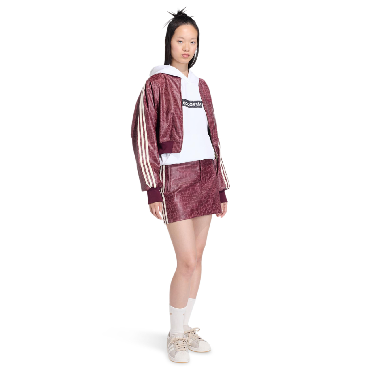 adidas Pleather Mini Skirt Immagine 2 di 5. Tocca per aprire la galleria fotografica.
