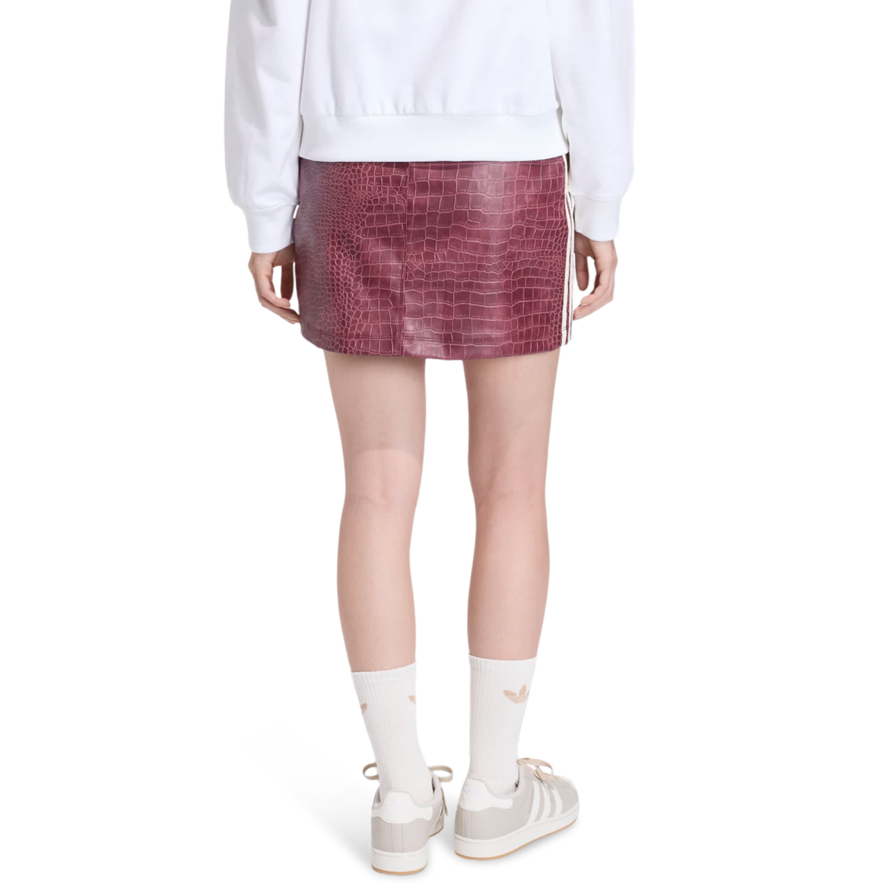 adidas Pleather Mini Skirt Immagine 3 di 5. Tocca per aprire la galleria fotografica.