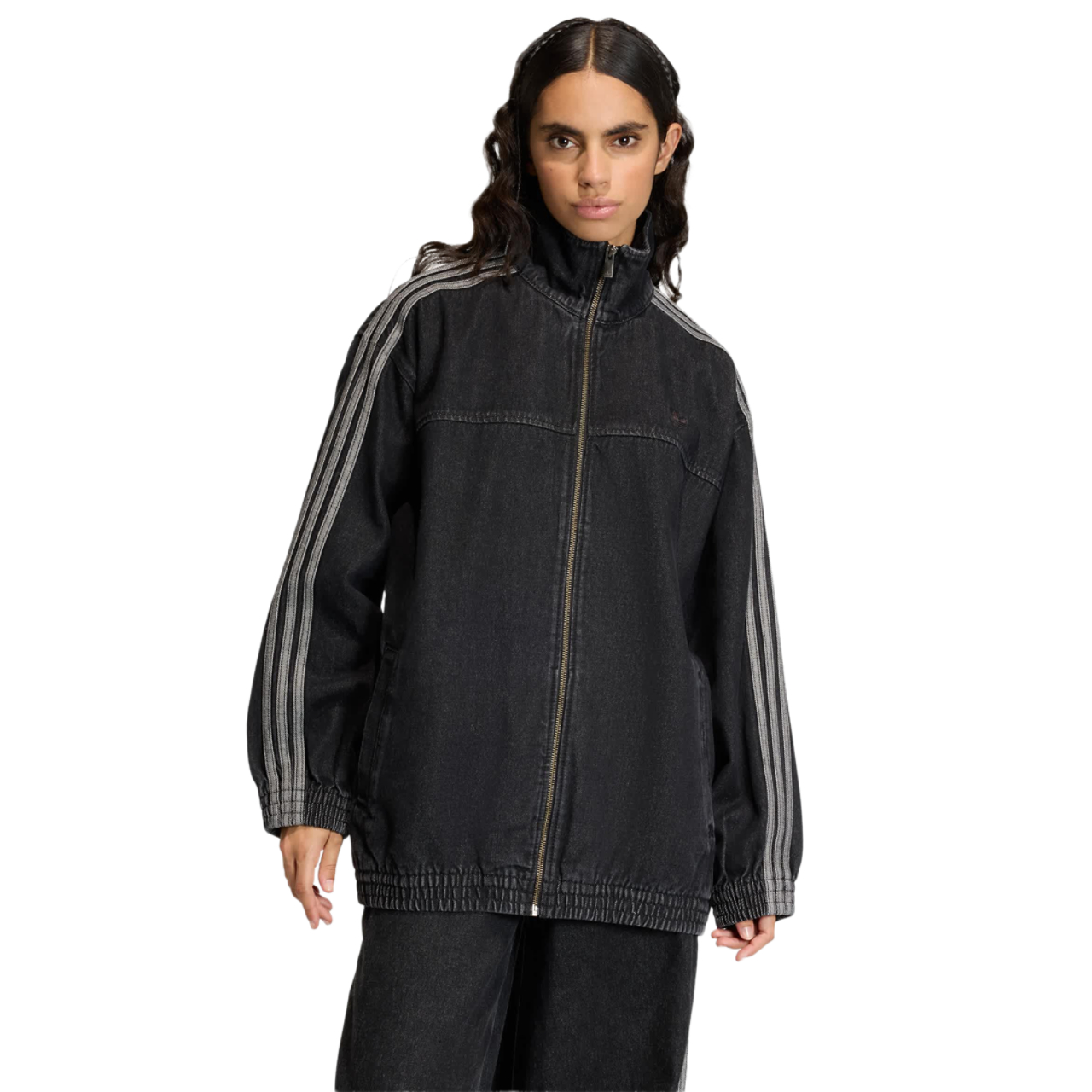 adidas Firebird Adilenium Track Top Denim Afbeelding 1 van 5. Tik om de fotogalerij te openen..