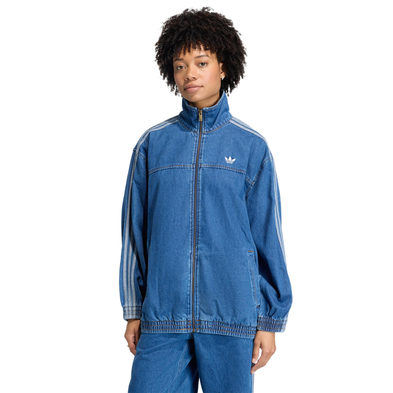 adidas Firebird Adilenium Track Top Denim Imagen 1 de 5. Toque para abrir la galería de fotos.