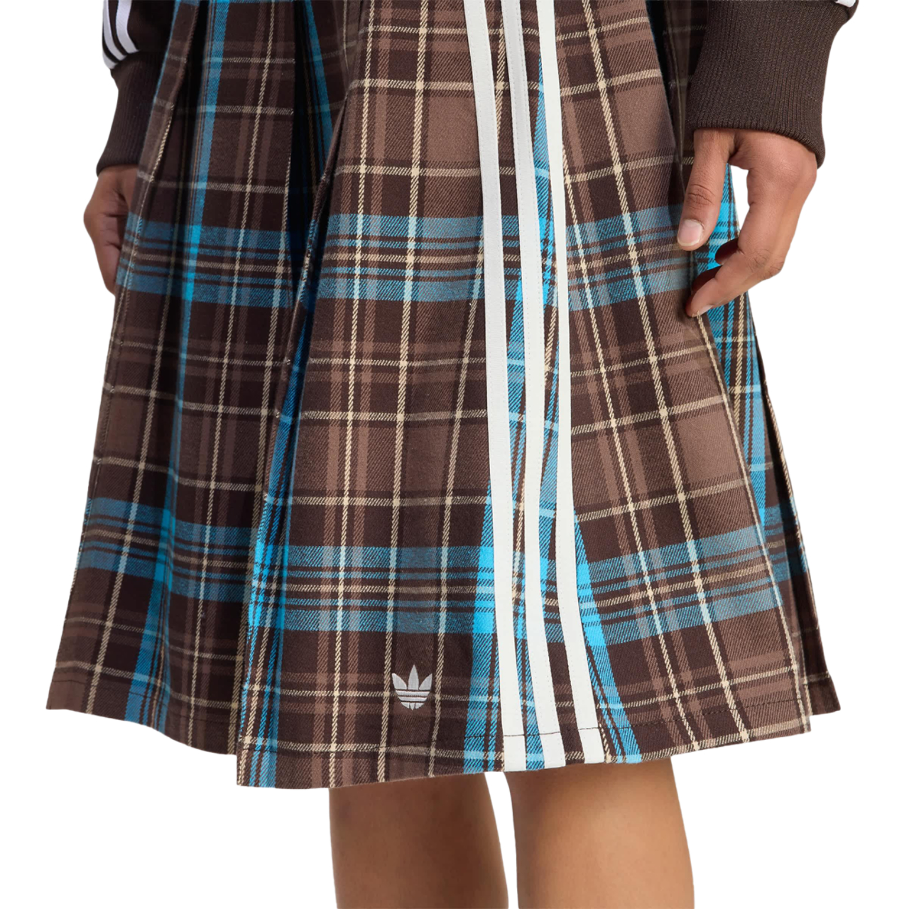 adidas Pleated Check Skirt Afbeelding 4 van 5. Tik om de fotogalerij te openen..