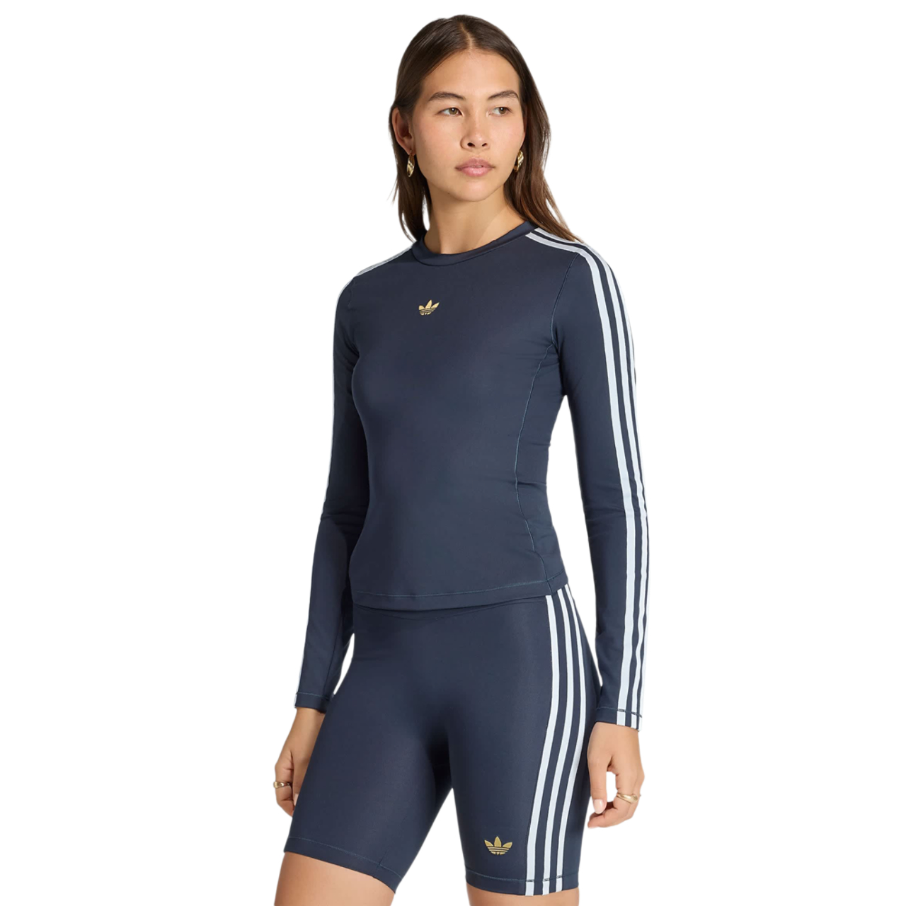 adidas 3 Stripes Long Sleeve T-shirt Image 1 sur 4. Appuyez pour ouvrir la galerie de photos.