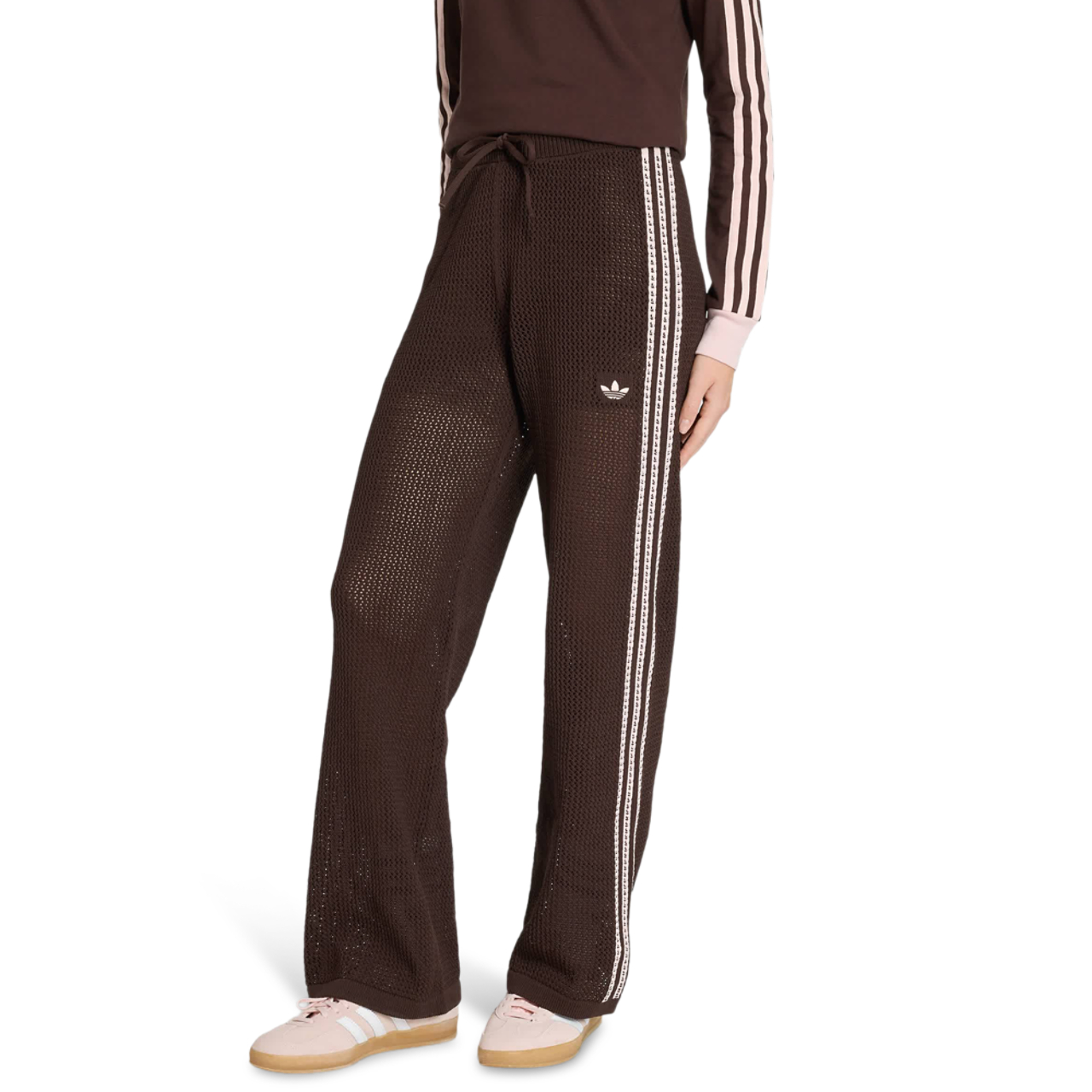 adidas Knitted Crochet Firebird  Bottoms Image 1 sur 4. Appuyez pour ouvrir la galerie de photos.