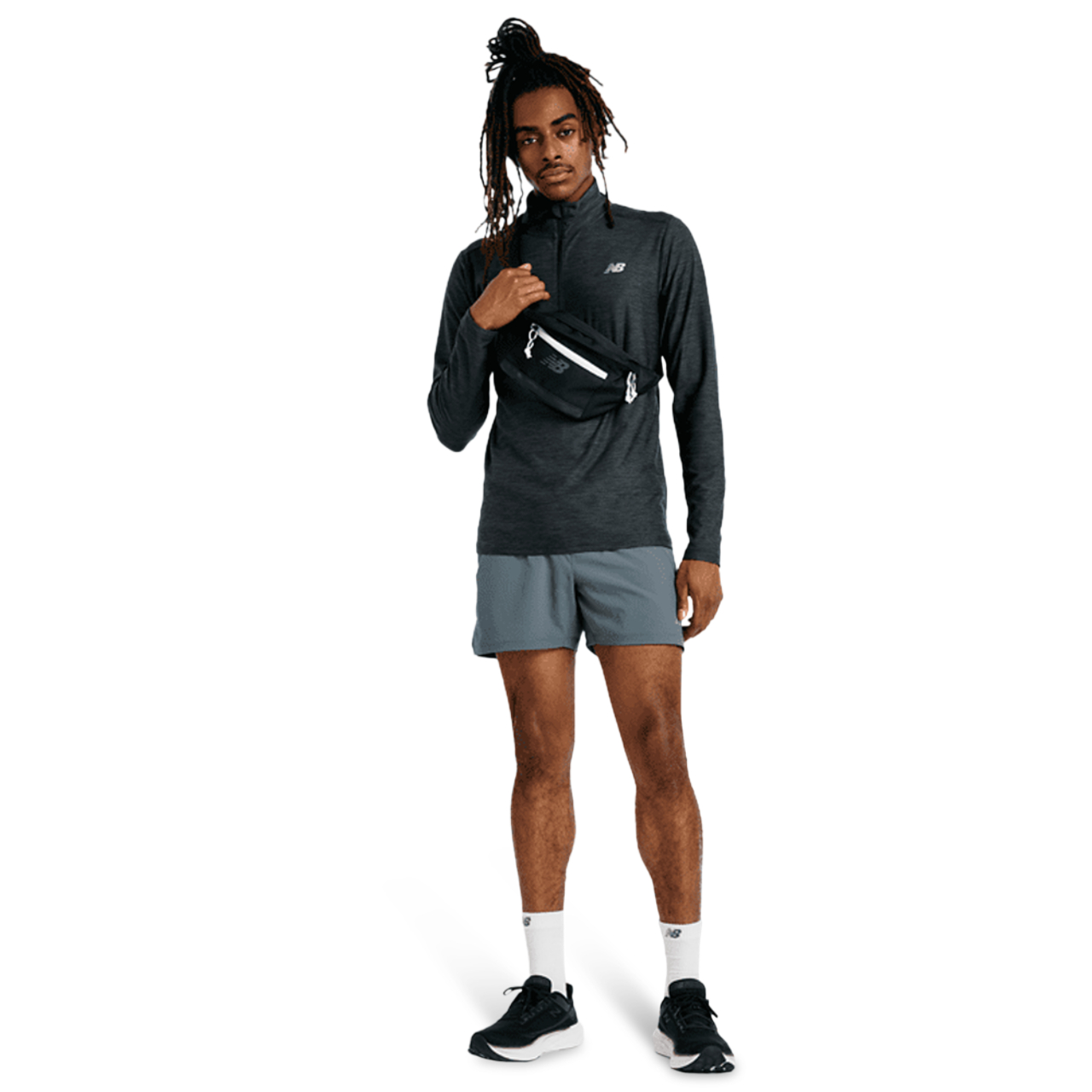New Balance Space Dye 1/4 Zip Afbeelding 2 van 5. Tik om de fotogalerij te openen..