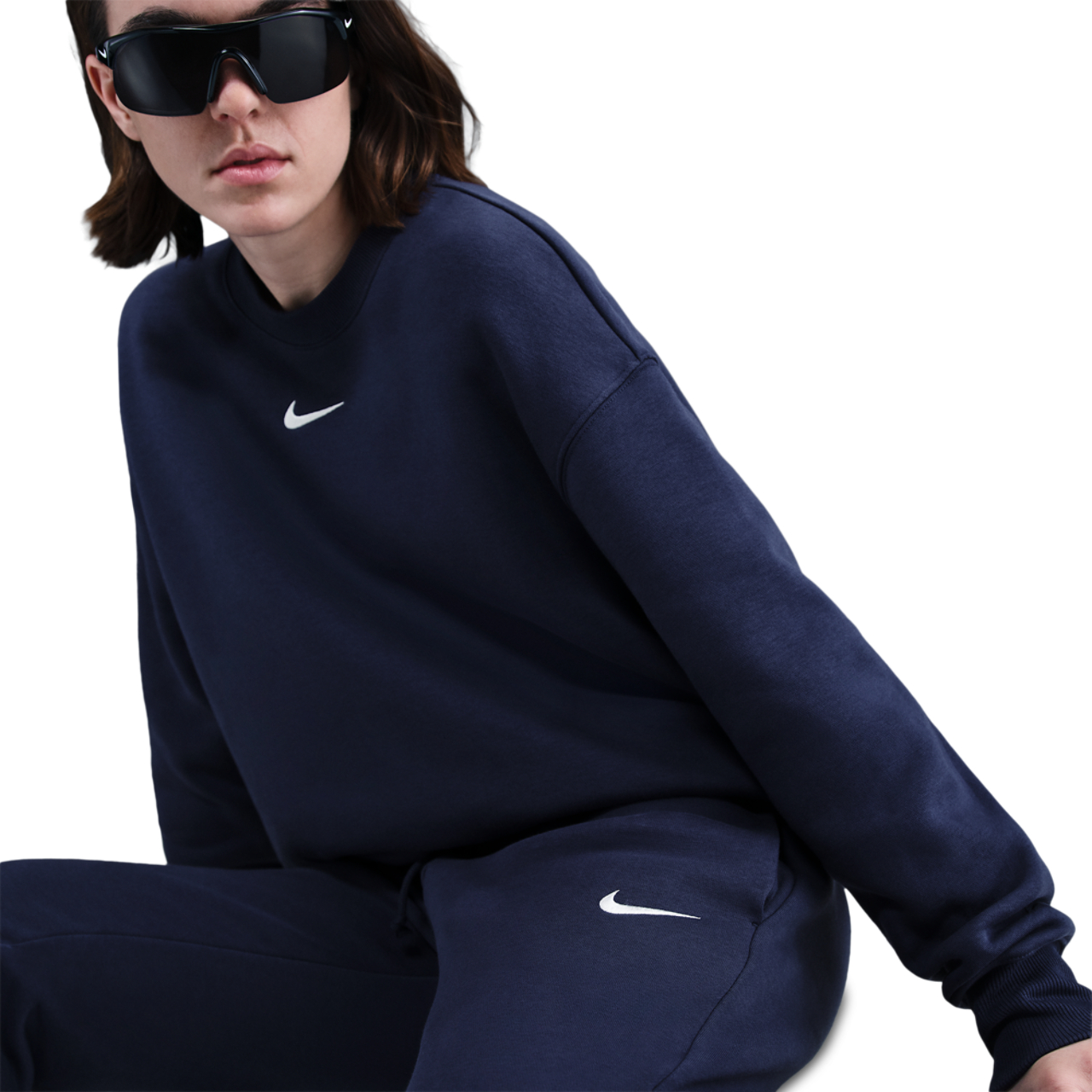 Nike Sportswear Phoenix Fleece Mid-rise Bottoms Image 3 sur 5. Appuyez pour ouvrir la galerie de photos.