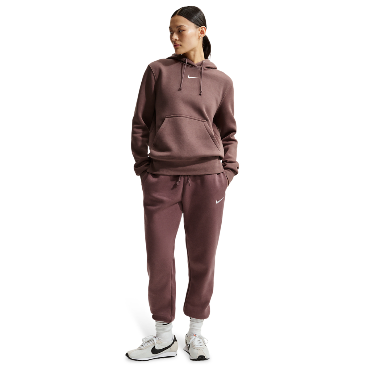 Nike Sportswear Phoenix Fleece Mid-rise Bottoms Image 1 of 5. Tap to open photo gallery.