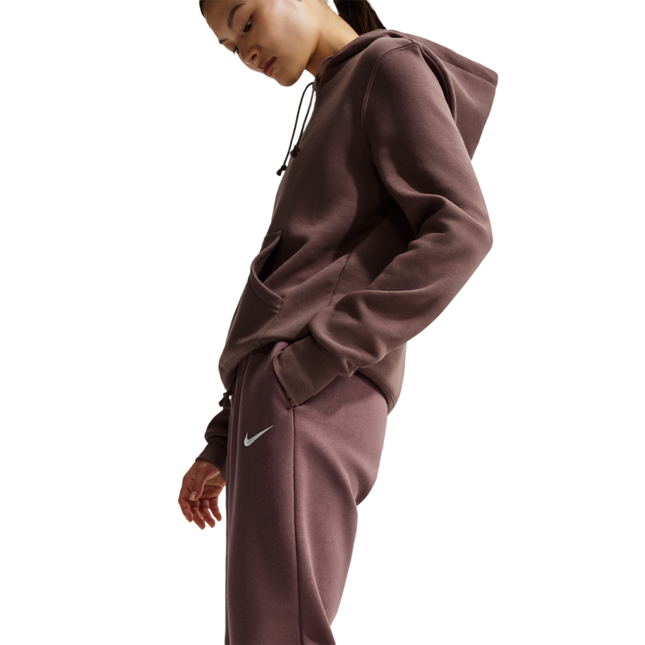 Nike Sportswear Phoenix Fleece Mid-rise Bottoms Image 3 of 5. Tap to open photo gallery.