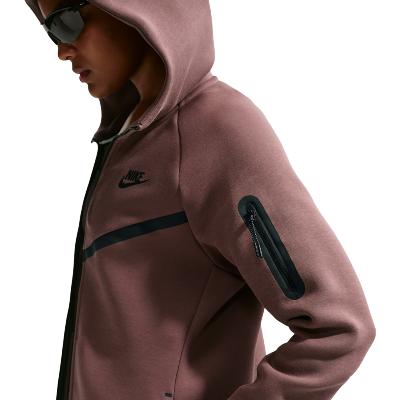Nike Sportswear Tech Fleece Windrunner Hoodie Image 3 of 5. Tap to open photo gallery.