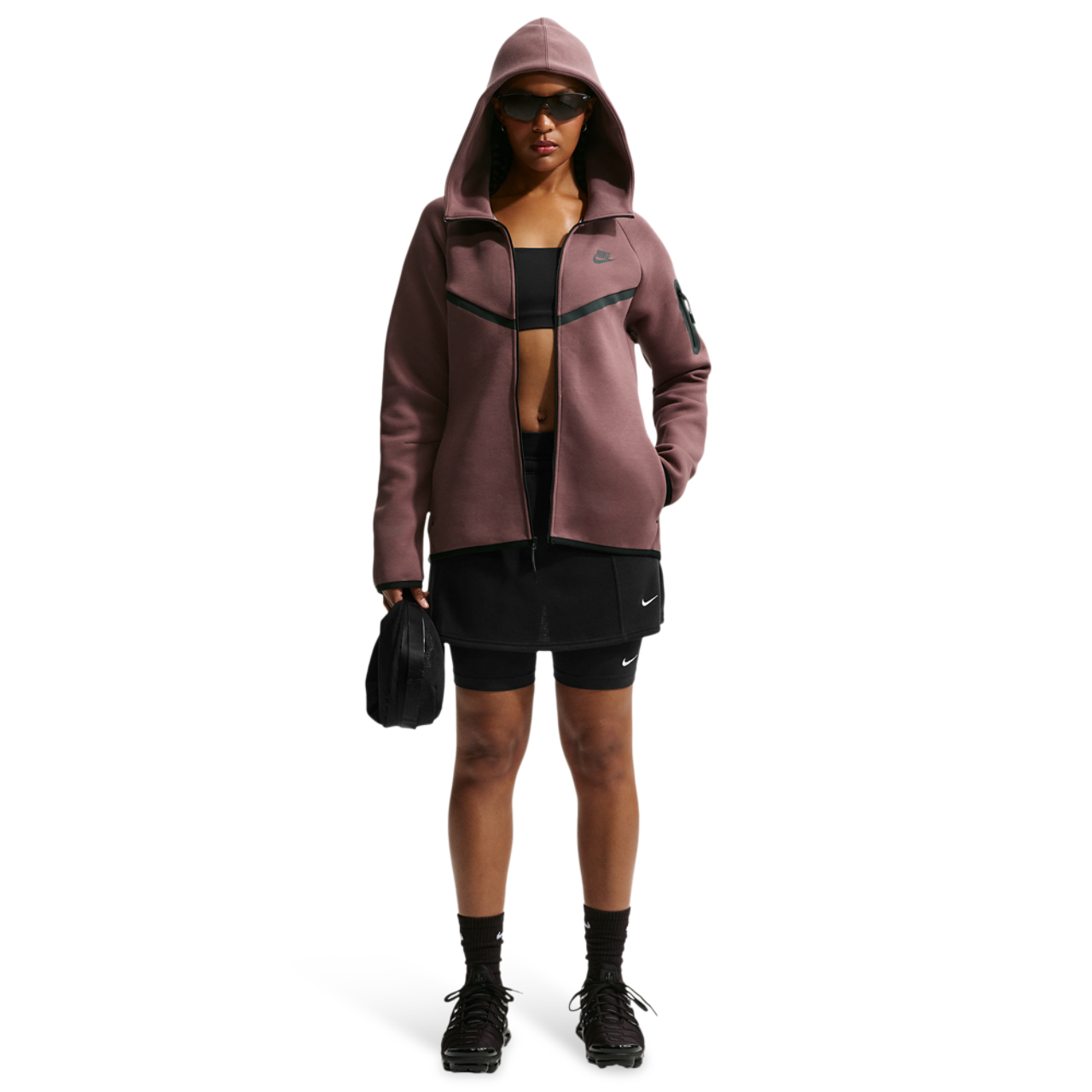 Nike Sportswear Tech Fleece Windrunner Hoodie Image 4 of 5. Tap to open photo gallery.