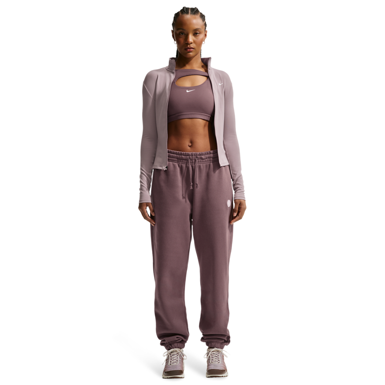 Nike Sportswear Phoenix Fleece Oversize Trousers Image 1 of 5. Tap to open photo gallery.