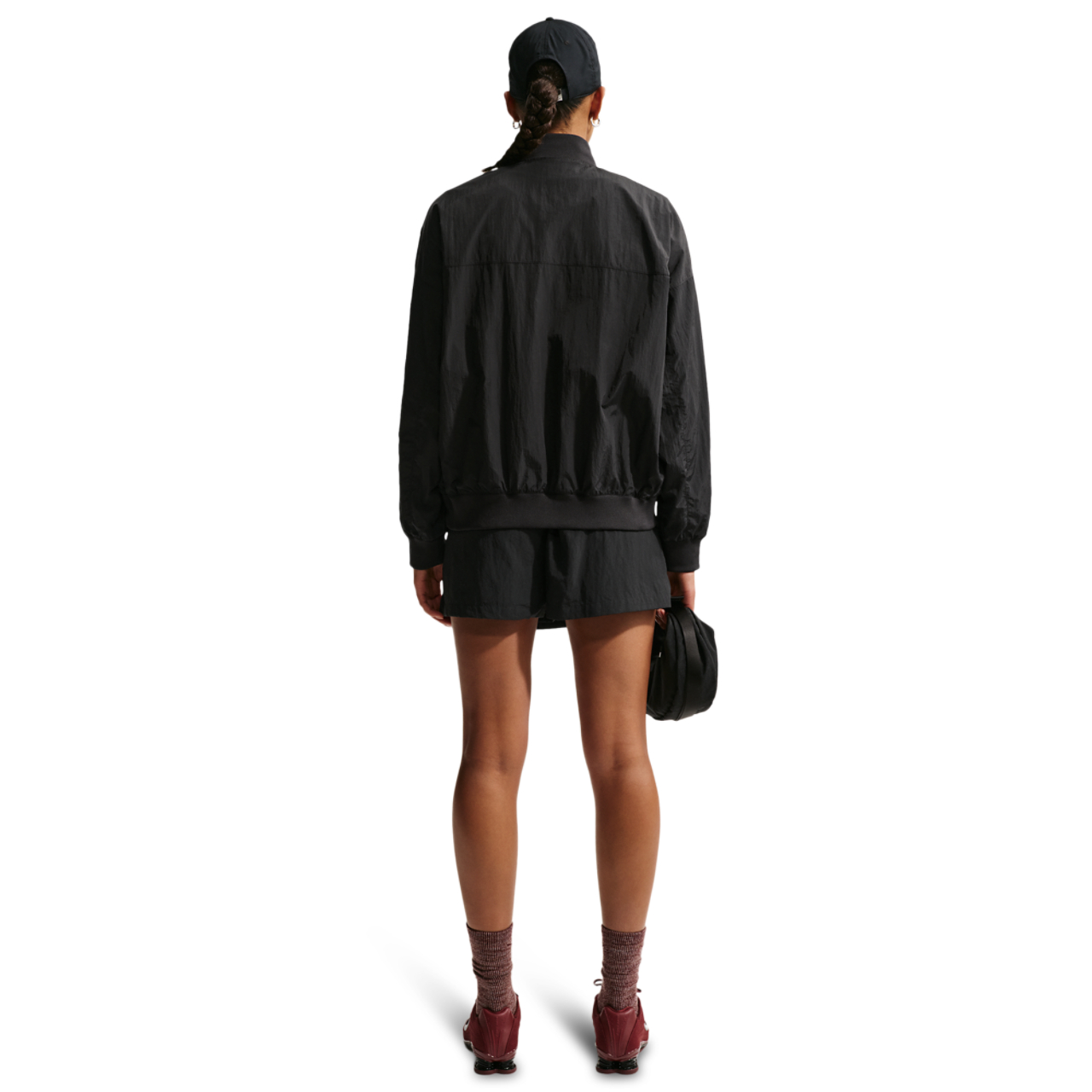 Nike Sportswear Oversized Varsity Jacket Image 5 of 5. Tap to open photo gallery.
