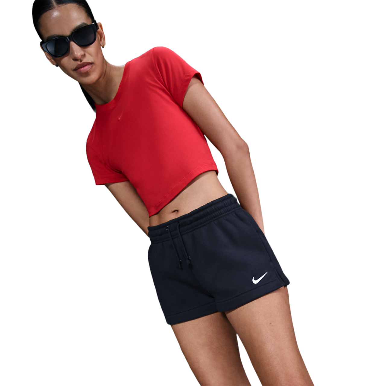 Nike Sportswear Phoenix Fleece Mid-rise Shorts Immagine 3 di 5. Tocca per aprire la galleria fotografica.