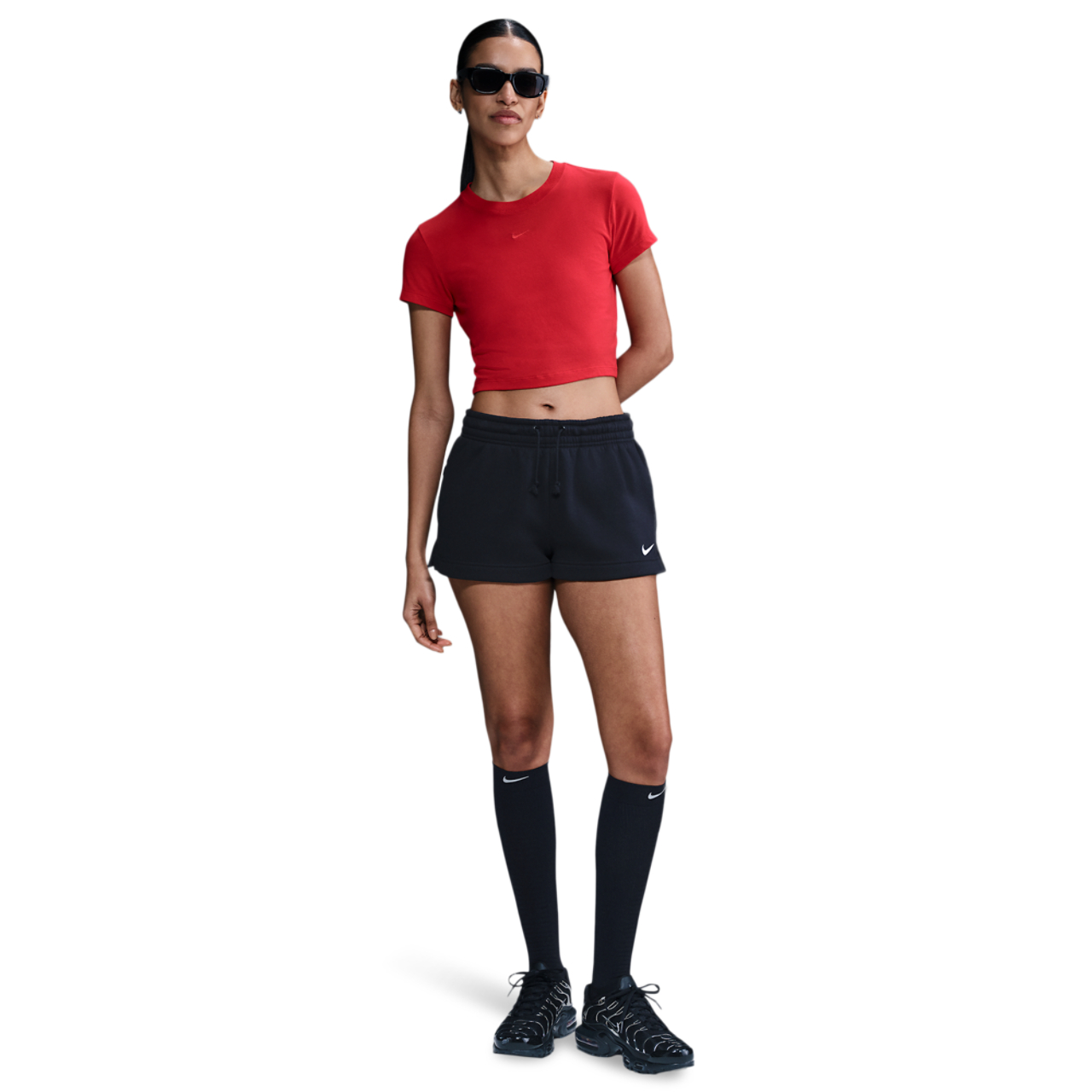 Nike Sportswear Phoenix Fleece Mid-rise Shorts Immagine 4 di 5. Tocca per aprire la galleria fotografica.