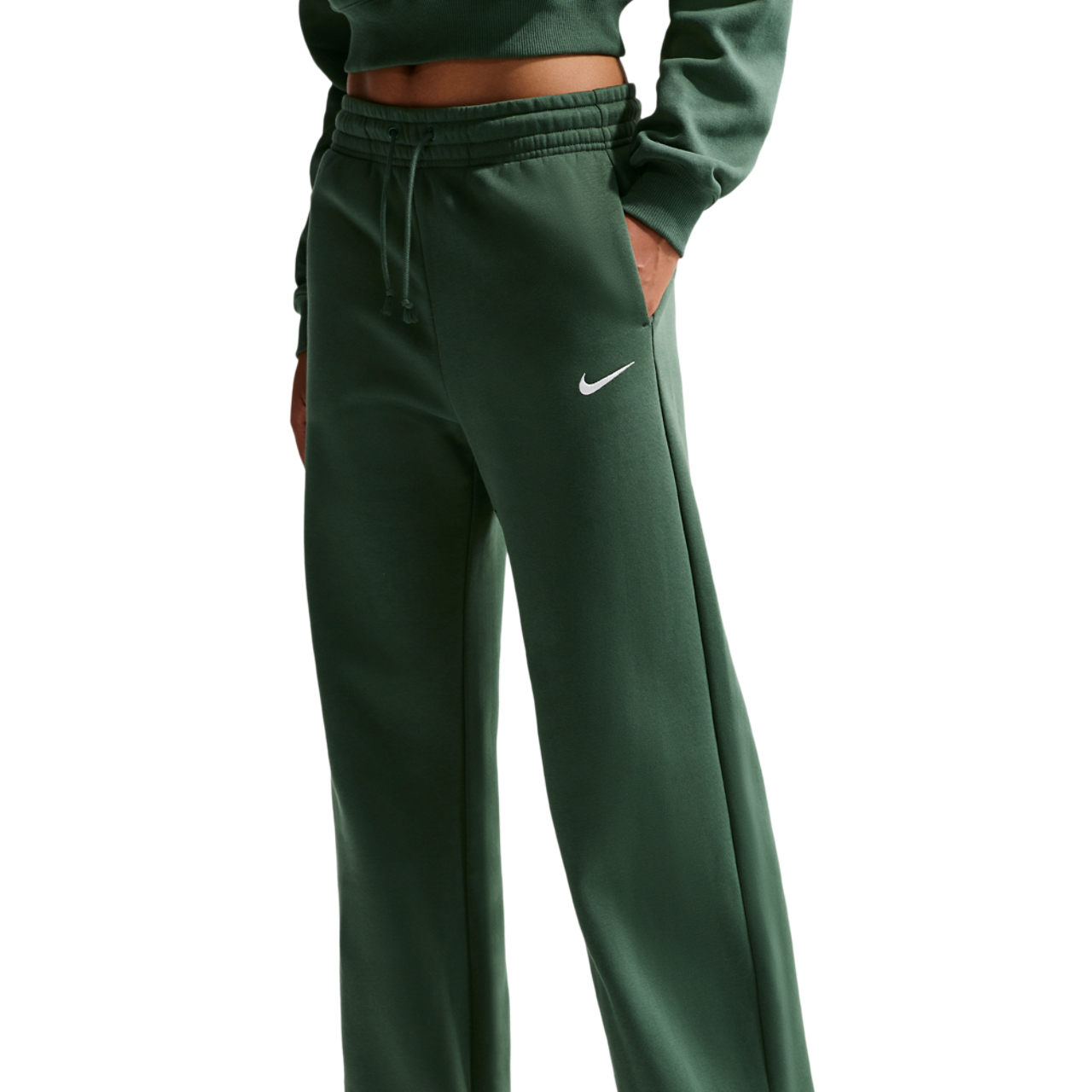 Nike Sportswear Phoenix Fleece Wide-leg Trousers Image 4 of 5. Tap to open photo gallery.