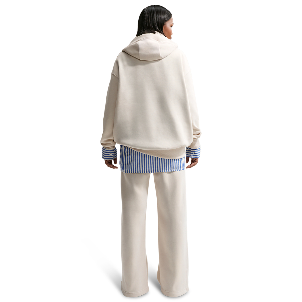 Nike Sportswear Phoenix Fleece Wide-leg Trousers Image 5 of 5. Tap to open photo gallery.