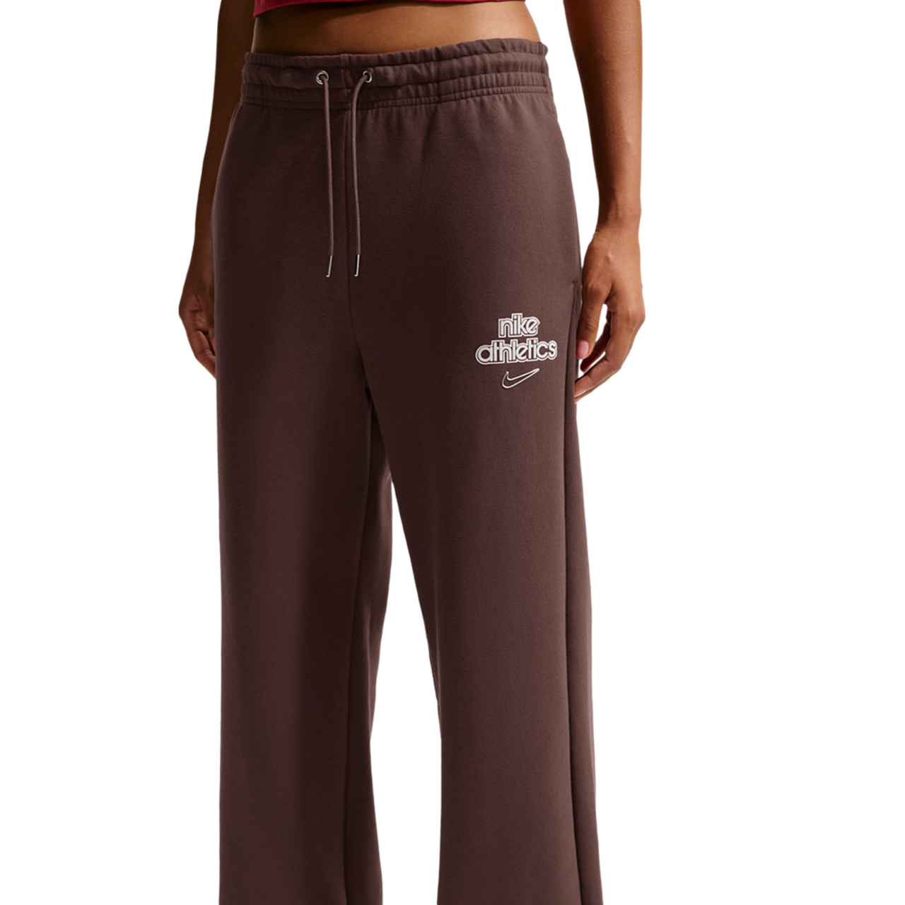 Nike Sportswear Phoenix Fleece Wide-leg Trousers Image 4 of 5. Tap to open photo gallery.