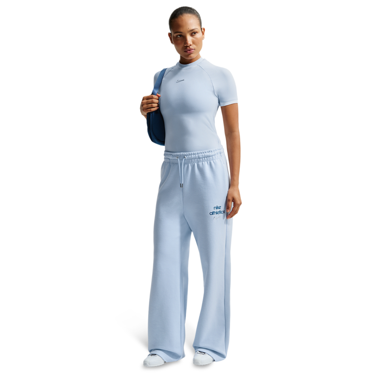 Nike Sportswear Phoenix Fleece Wide-leg Trousers Image 1 of 5. Tap to open photo gallery.