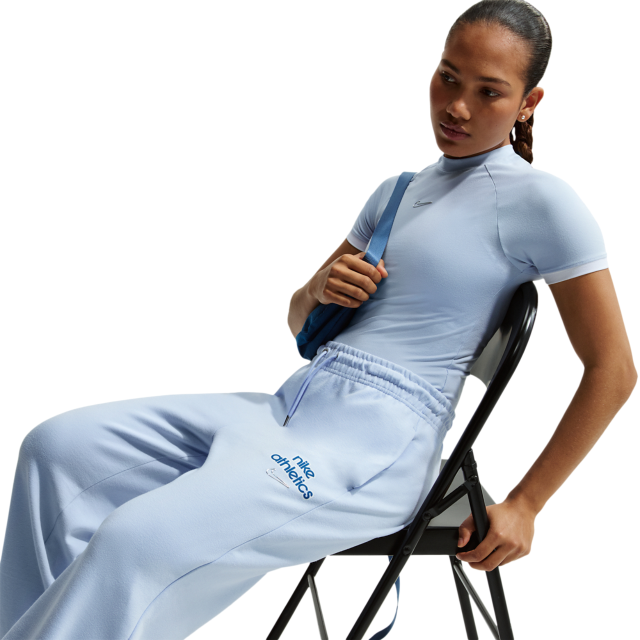 Nike Sportswear Phoenix Fleece Wide-leg Trousers Image 3 of 5. Tap to open photo gallery.