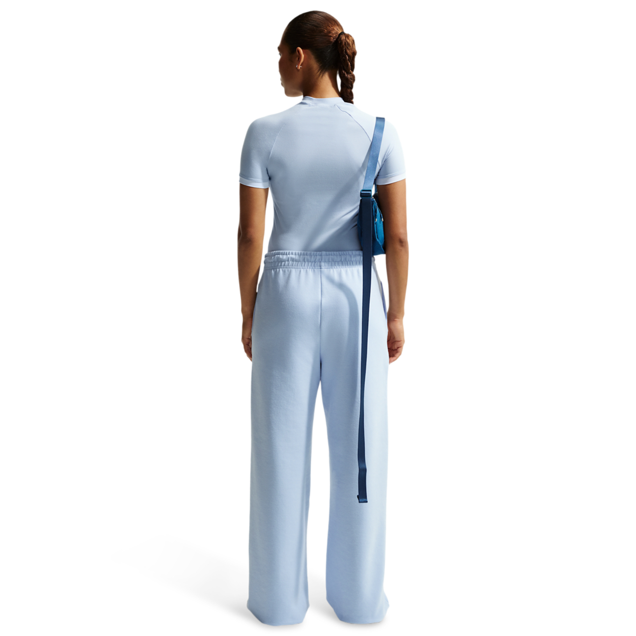 Nike Sportswear Phoenix Fleece Wide-leg Trousers Image 5 of 5. Tap to open photo gallery.