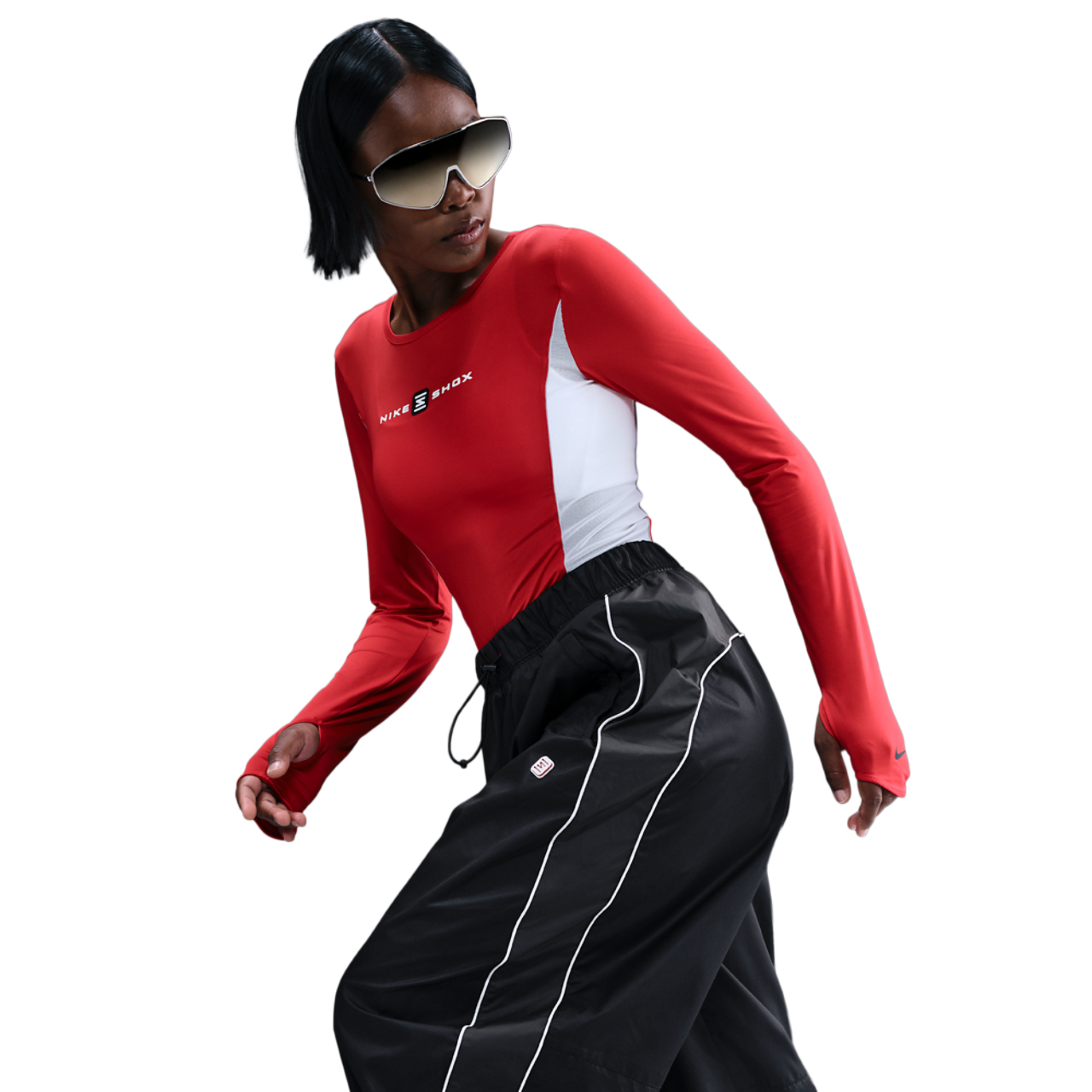 Nike Sportswear Shox Woven Trousers Image 3 sur 5. Appuyez pour ouvrir la galerie de photos.